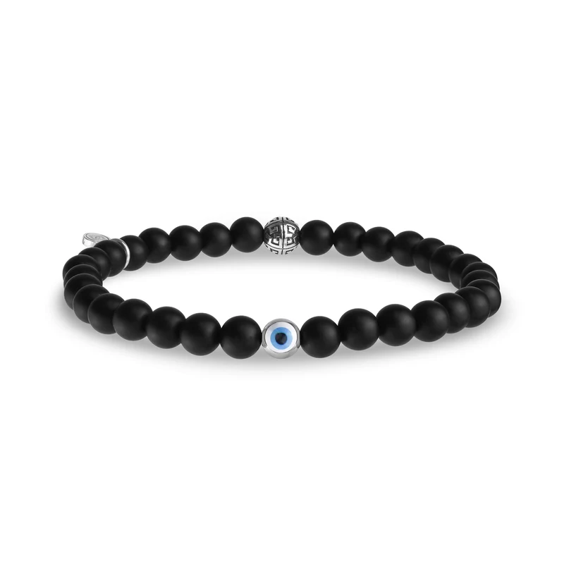 Böses Auge Schutz Perlenarmband | 6MM