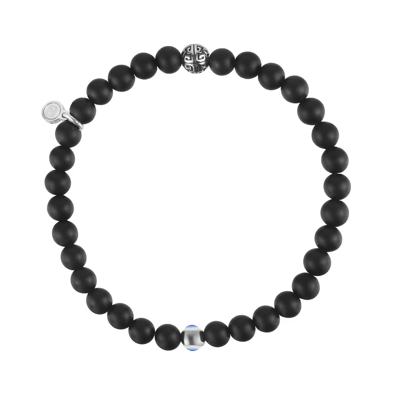 Böses Auge Schutz Perlenarmband | 6MM