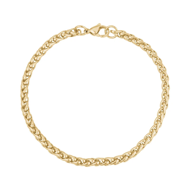 4mm Weizenkette Armband