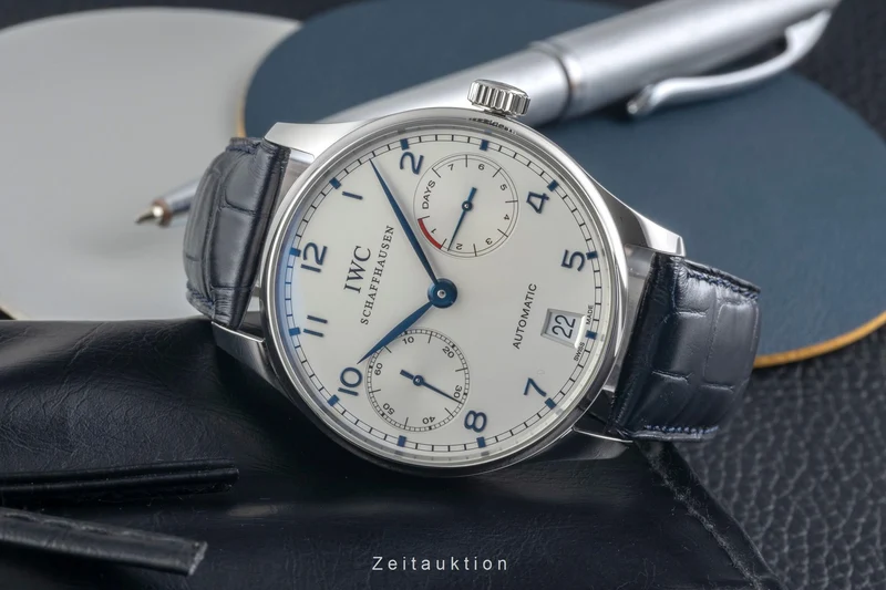 IWC Portugieser steel automatic men's watch IW500107 LP: 14000EUR [2603608]