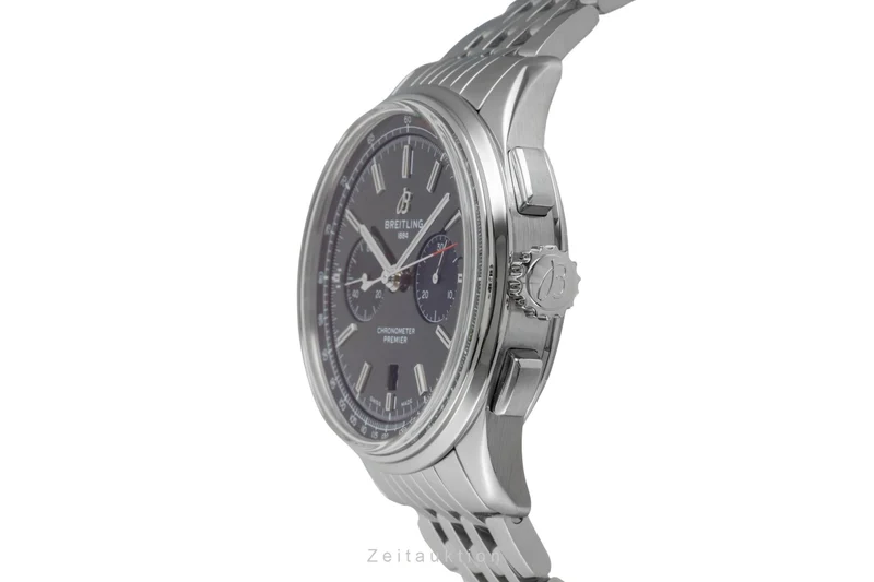 Breitling Premier chronograph steel automatic men's watch AB0118A11L1A1 LP: 9550EUR [2604437]