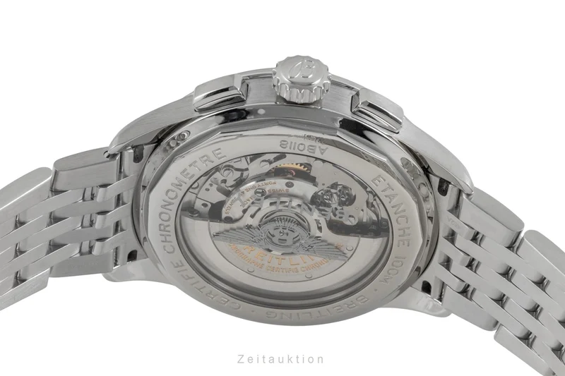 Breitling Premier chronograph steel automatic men's watch AB0118A11L1A1 LP: 9550EUR [2604437]