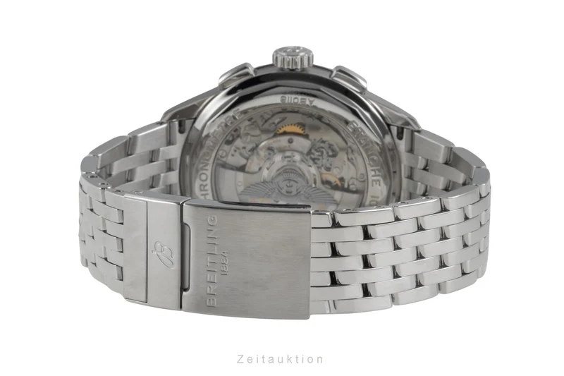 Breitling Premier chronograph steel automatic men's watch AB0118A11L1A1 LP: 9550EUR [2604437]