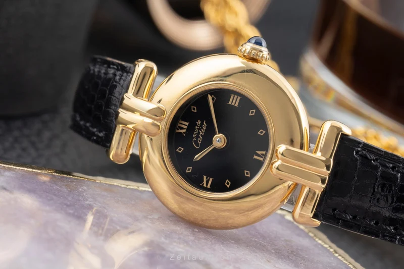Cartier Vermeil silver-gilt quartz women's watch 590002 [2603180]