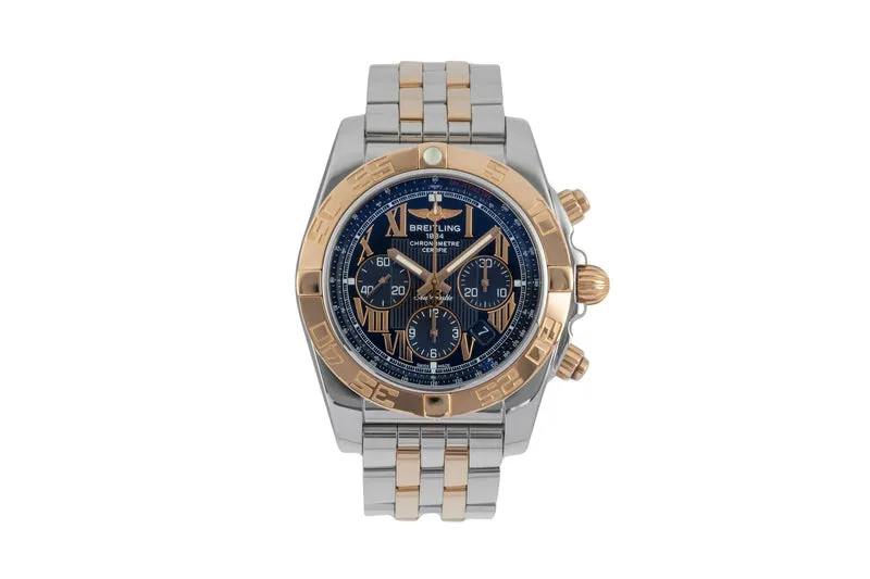 Breitling Chronomat 44 chronograph steel / gold automatic men's watch CB011012/B957 [2604424]