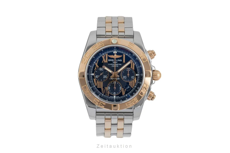 Breitling Chronomat 44 chronograph steel / gold automatic men's watch CB011012/B957 [2604424]