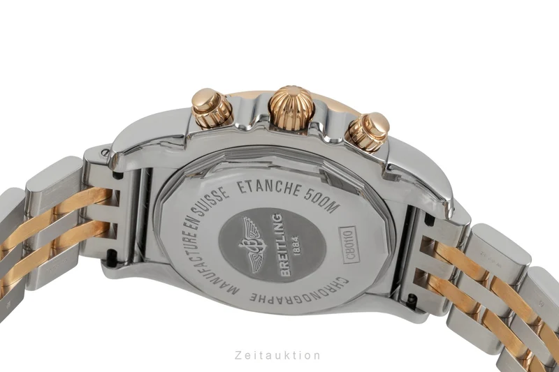 Breitling Chronomat 44 chronograph steel / gold automatic men's watch CB011012/B957 [2604424]