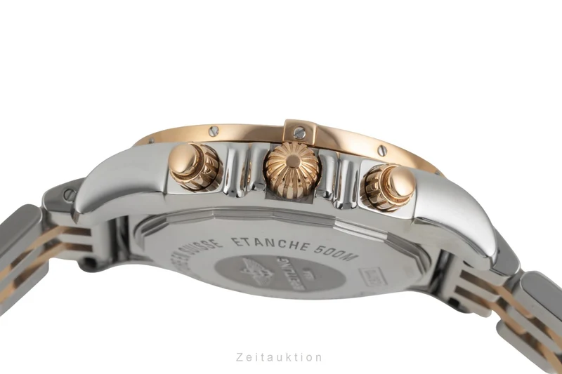 Breitling Chronomat 44 chronograph steel / gold automatic men's watch CB011012/B957 [2604424]