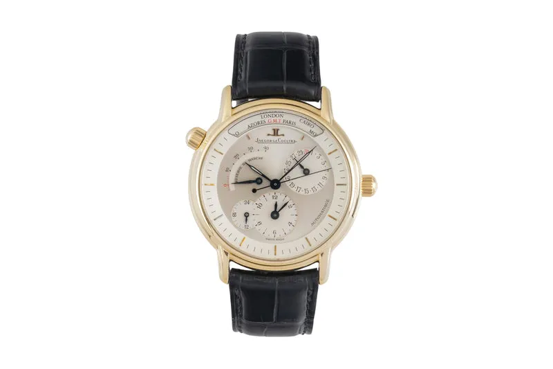Jaeger LeCoultre Master Geographic 18 ct gold automatic men's watch 169.1.92 [2603402]