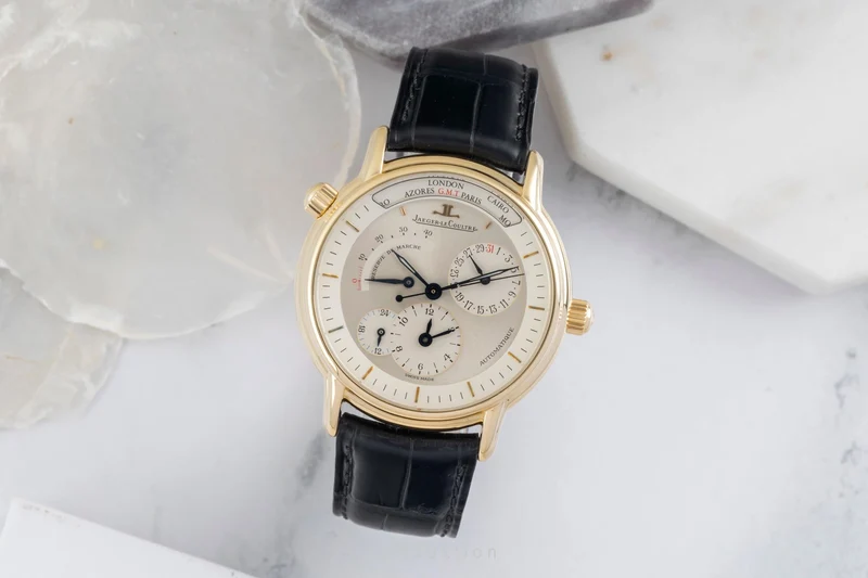 Jaeger LeCoultre Master Geographic 18 ct gold automatic men's watch 169.1.92 [2603402]