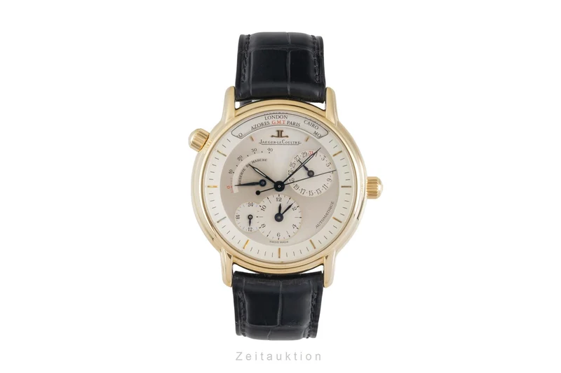 Jaeger LeCoultre Master Geographic 18 ct gold automatic men's watch 169.1.92 [2603402]