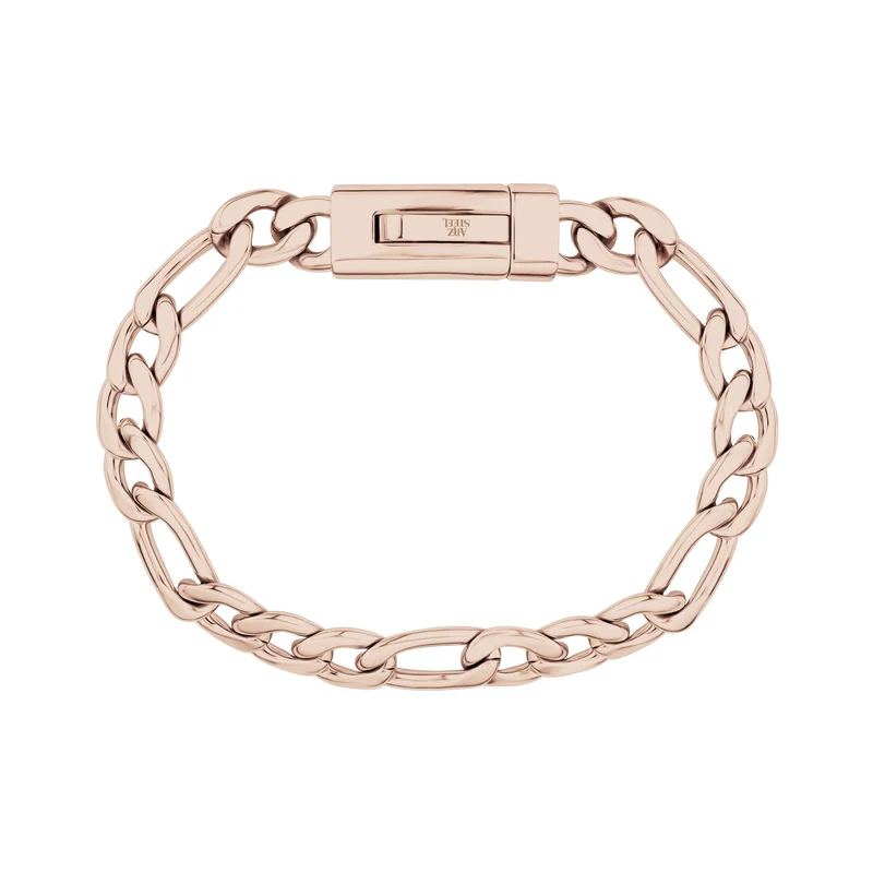 9mm Figaro Gliederarmband