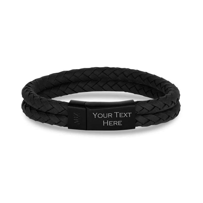 Zweireihiges Lederarmband