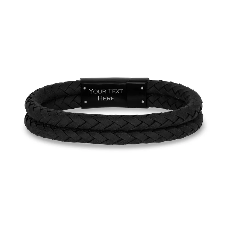 Zweireihiges Lederarmband