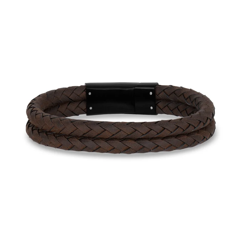 Zweireihiges Lederarmband