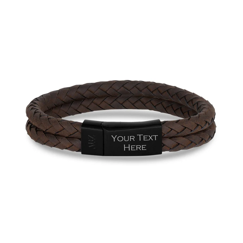 Zweireihiges Lederarmband