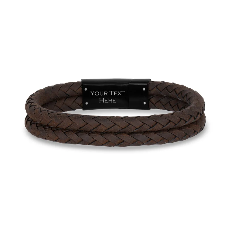 Zweireihiges Lederarmband