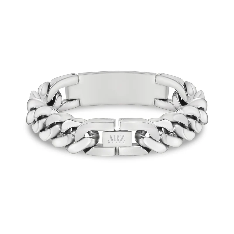 14mm Cuban Link ID-Armband