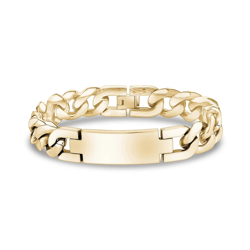 14mm Cuban Link ID-Armband