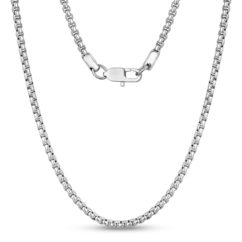4mm Runde Box Link Kette
