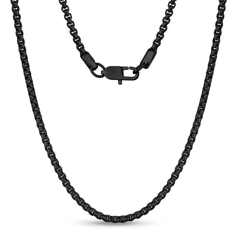 4mm Runde Box Link Kette