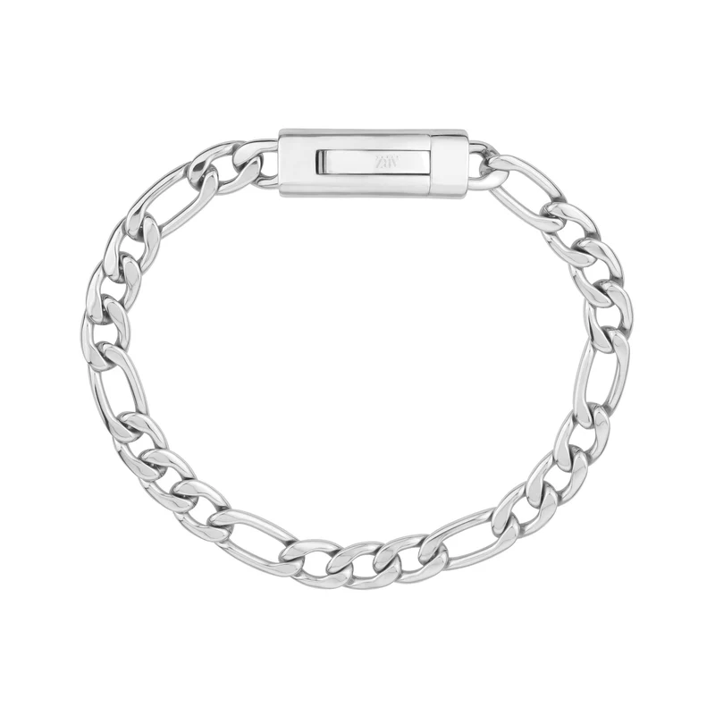 7mm Figaro Link Gravierbares Armband