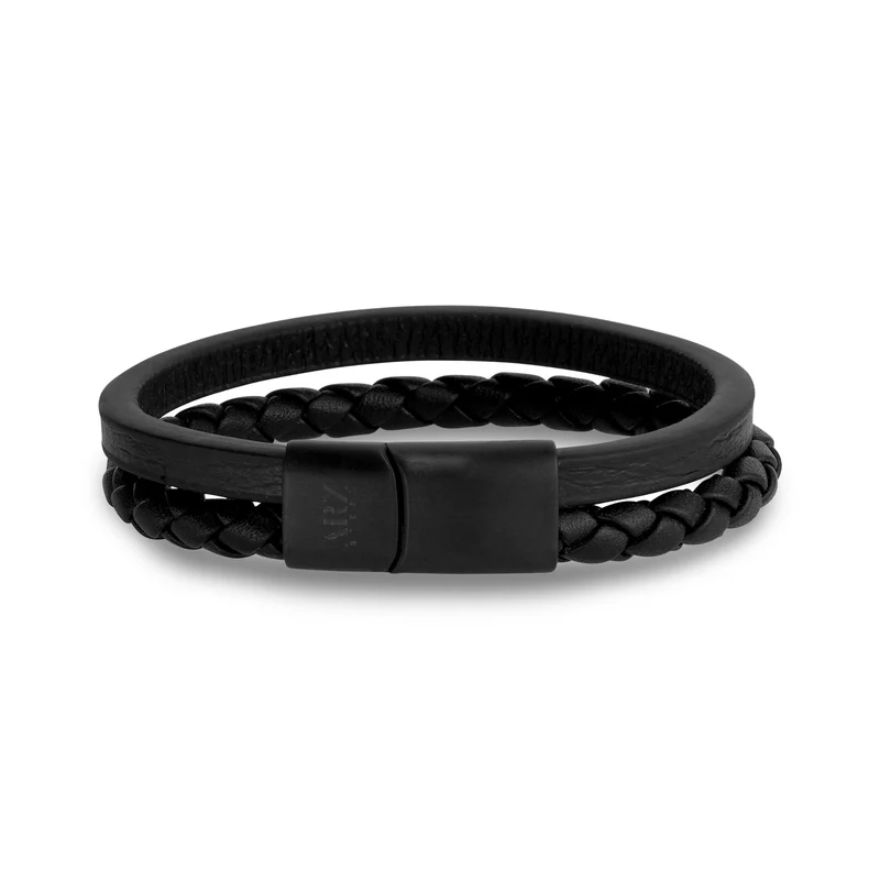 Doppelstrang-Lederarmband