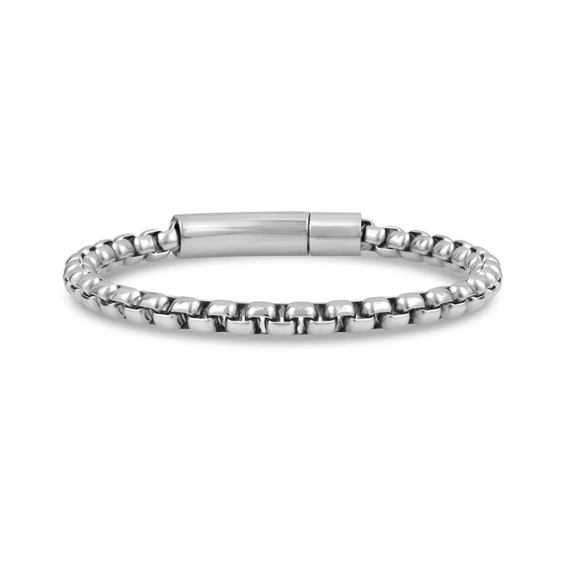 5mm rundes Box-Link-Armband