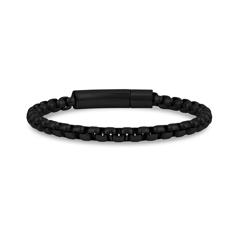 5mm rundes Box-Link-Armband
