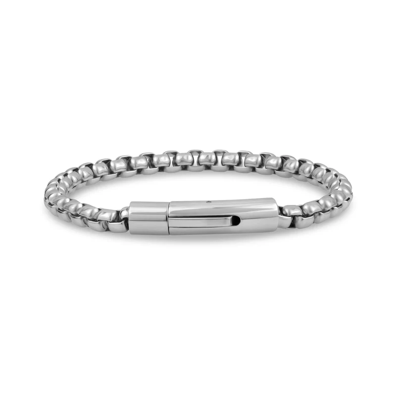 5mm rundes Box-Link-Armband