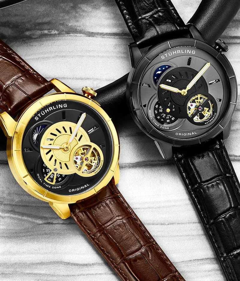 Stührling Tesla 686 Automatic 45mm Skeleton