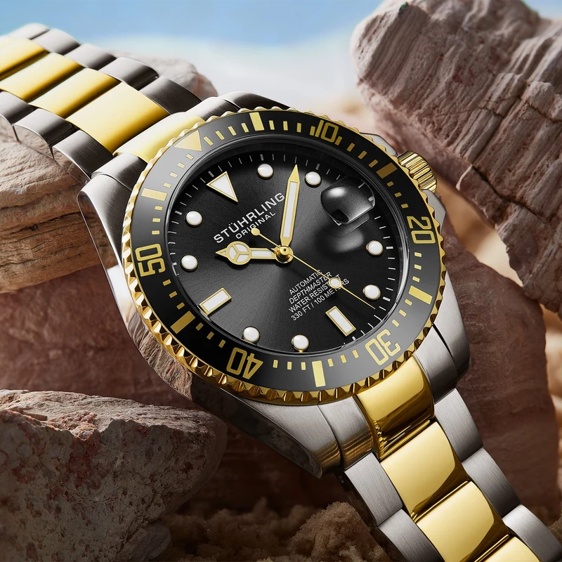Stührling Japanese Automatic Depthmaster 4048 42mm Diver