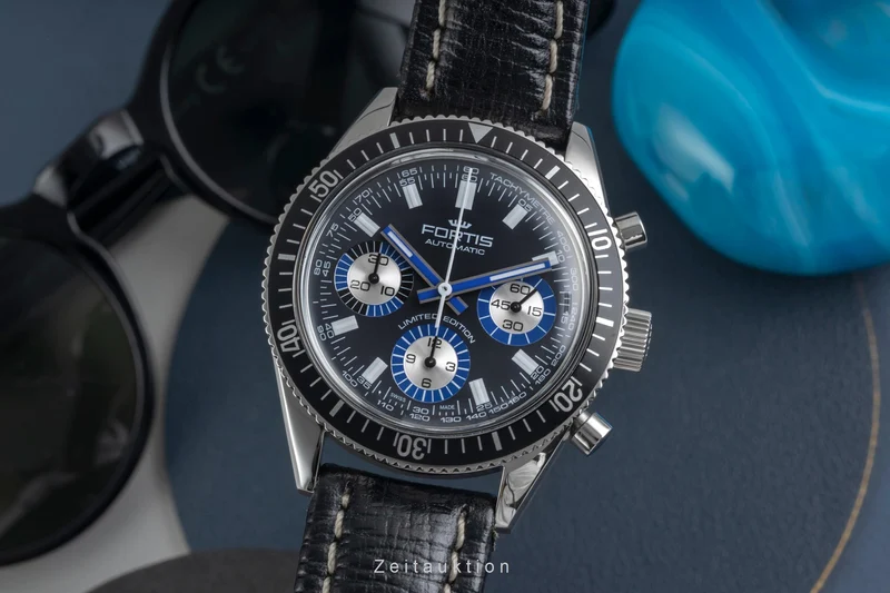 Fortis Marinemaster chronograph steel automatic men's watch 800.20.85L.01 Limited [2604280]