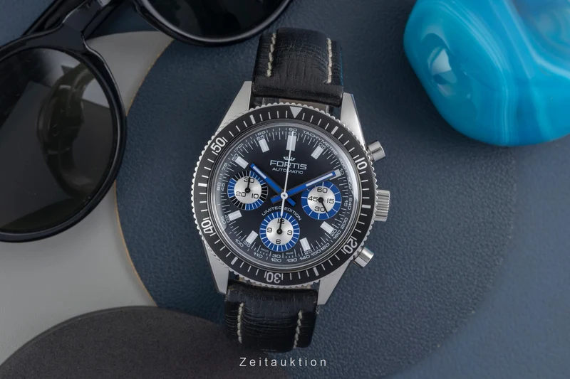 Fortis Marinemaster chronograph steel automatic men's watch 800.20.85L.01 Limited [2604280]