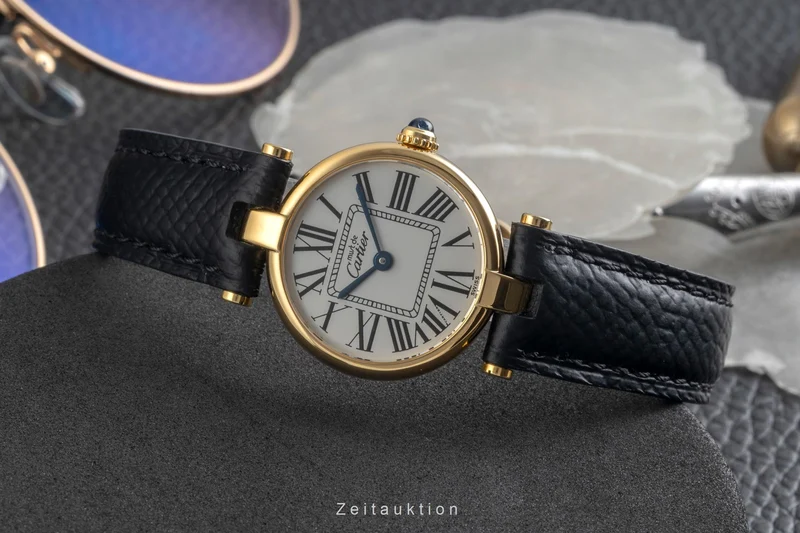 Cartier Vendome silver-gilt quartz women's watch 590004 [2604451]