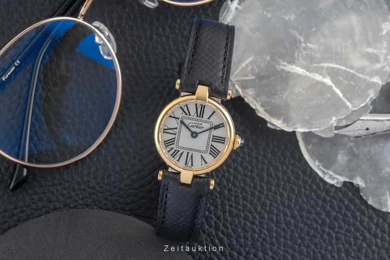 Cartier Vendome silver-gilt quartz women's watch 590004 [2604451]