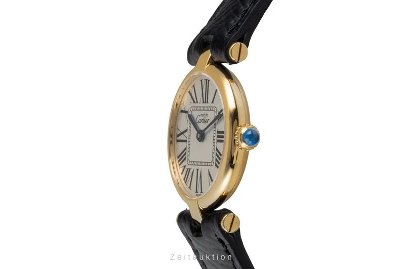 Cartier Vendome silver-gilt quartz women's watch 590004 [2604451]