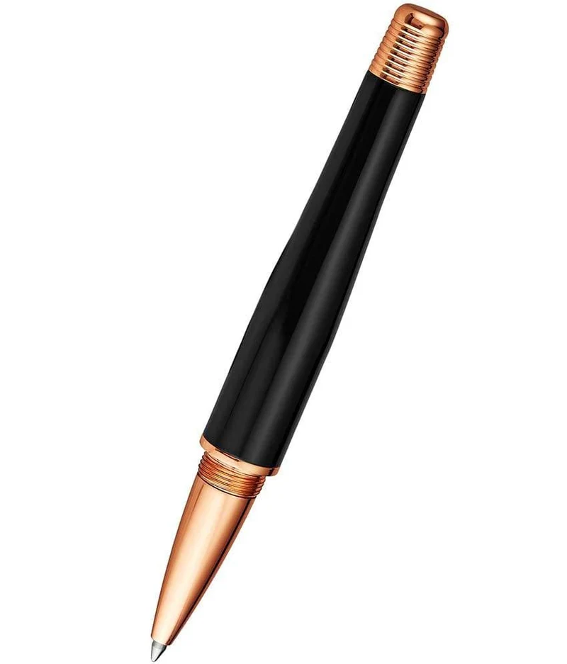 Stührling Magna Black Stainless Steel Two-Piece Rollerball Pen