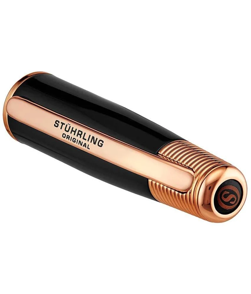 Stührling Magna Black Stainless Steel Two-Piece Rollerball Pen