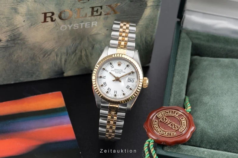 Rolex Lady Date steel / gold automatic women's watch 6917 Vintage [2604313]
