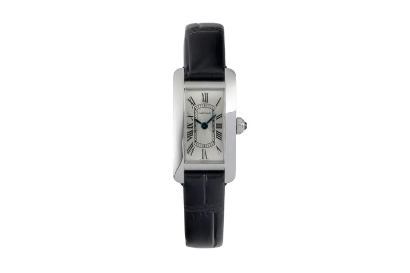 Cartier Tank Américaine steel quartz women's watch WSTA0081 [2604595]