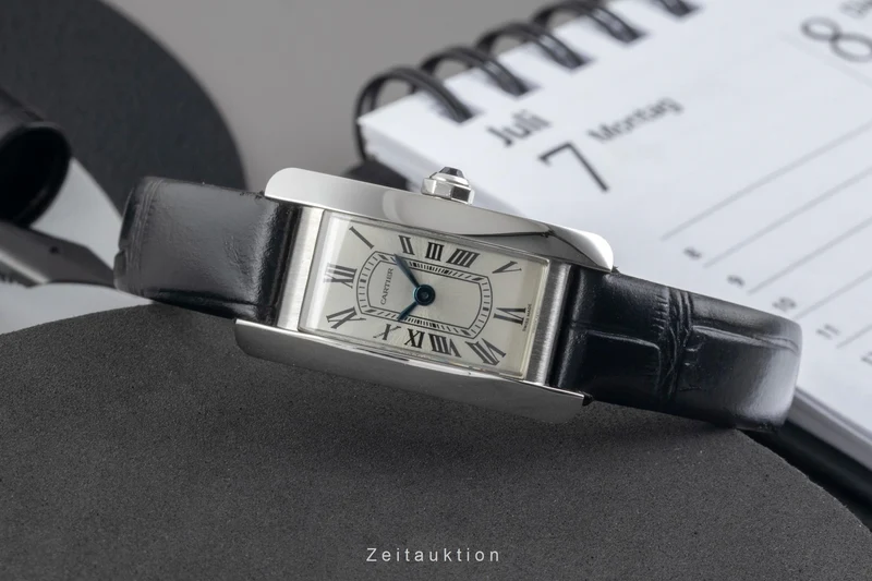 Cartier Tank Américaine steel quartz women's watch WSTA0081 [2604595]
