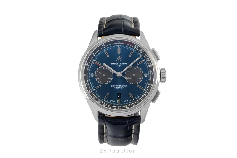 Breitling Premier chronograph steel automatic men's watch AB0118A61C1A1 LP: 9350EUR [2604427]
