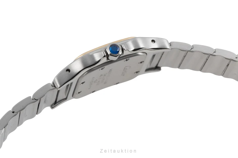 Cartier Santos steel / gold quartz women's watch W20012C4 [2604428]
