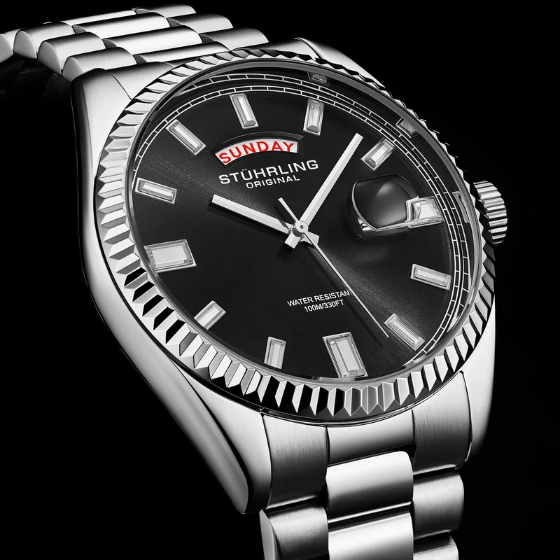 Stührling Sovrano 4070 Luxury Watch 42mm
