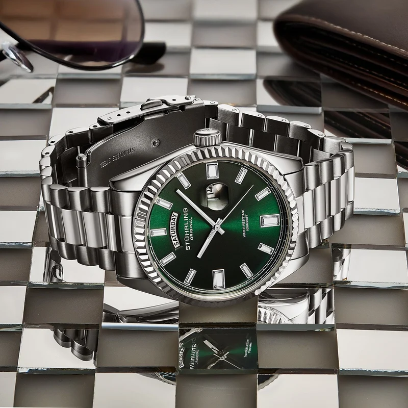 Stührling Sovrano 4070 Luxury Watch 42mm