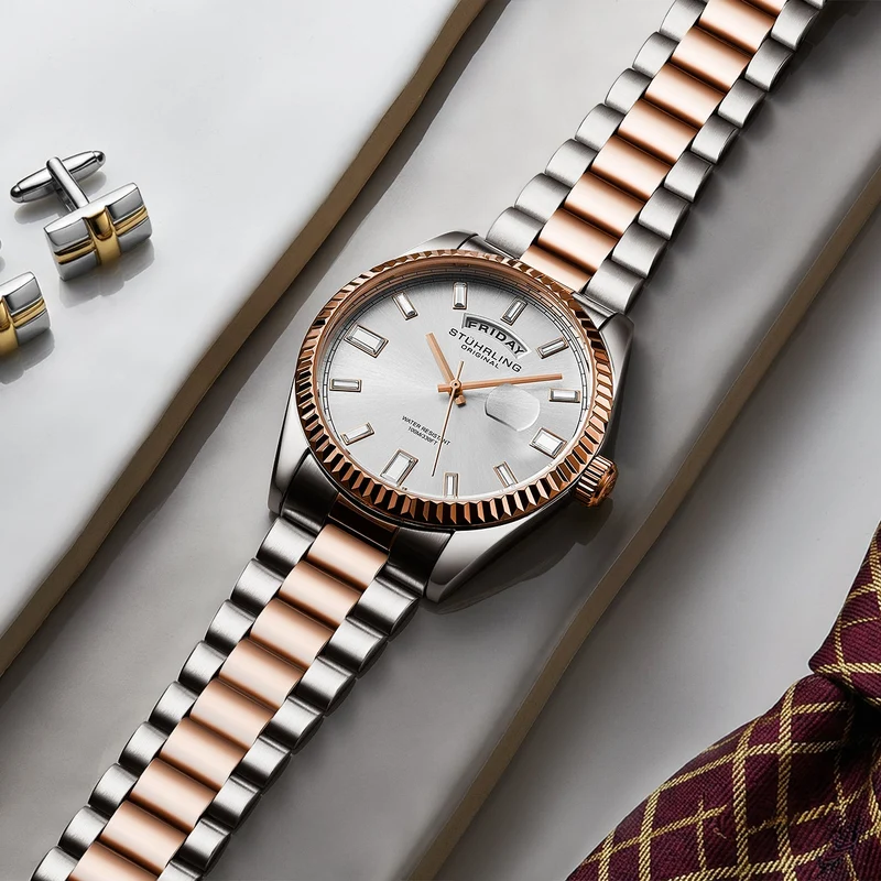 Stührling Sovrano 4070 Luxury Watch 42mm