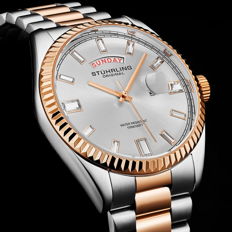 Stührling Sovrano 4070 Luxury Watch 42mm