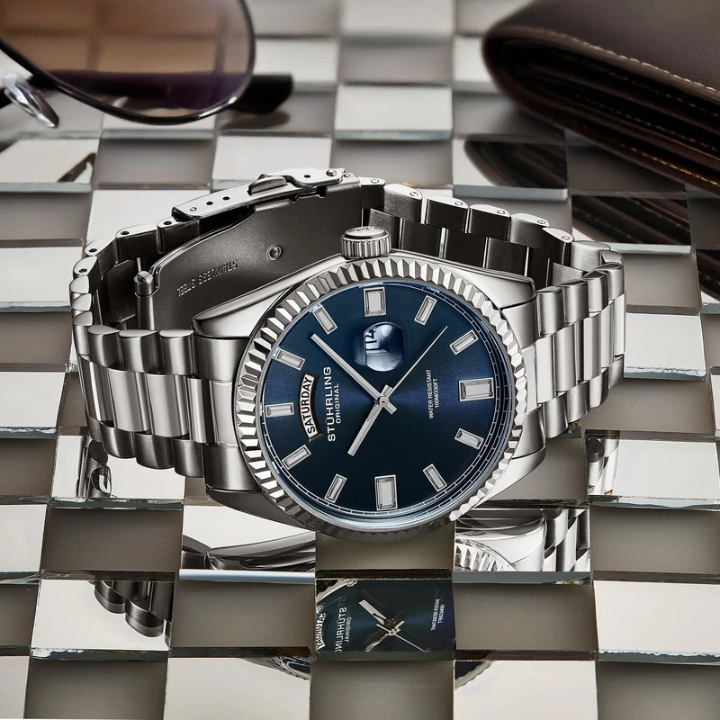 Stührling Sovrano 4070 Luxury Watch 42mm