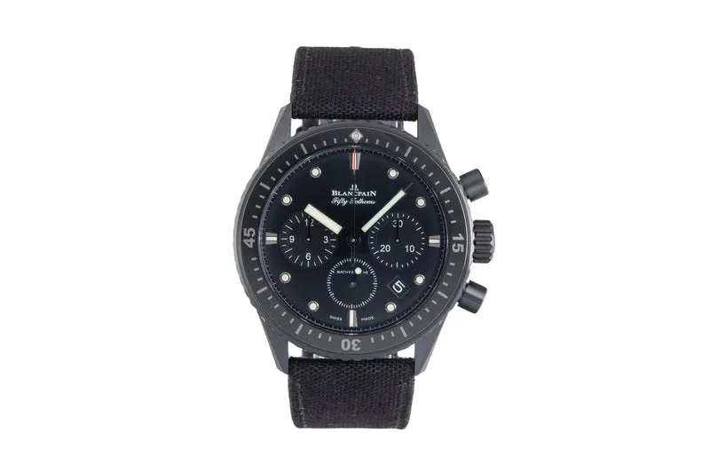 Blancpain Fifty Fathoms chronograph ceramic automatic men's watch 5200-0130-B52A LP: 19750EUR [2604010]